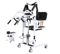 Fauteuil de Transfert élévateur pour Patients à Domicile, Fauteuil de Douche Multifonctionnel pour Personnes handicapées, Dispositif d'assistance Levage Portable Personnes