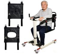 Fauteuil de Transfert for élévateur de Patient, Portable, Pliable, Pliable, for Fauteuil Roulant hydraulique à Domicile, for Personnes âgées avec Position Debout assistée