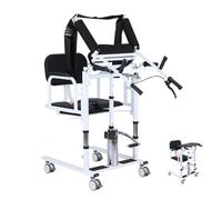 Fauteuil de Transfert Multifonctionnel pour Patients Infirmiers, Fauteuil de Transfert Portable et réglable pour Personnes âgées, Aide au Levage des Patients