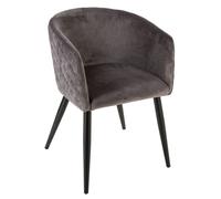 Fauteuil déco Marlo Atmosphera Gris