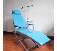 Fauteuil Dentaire Avec Lampe Et Crachoir Amovible Dental Pliant Chaise Avec Base Robuste Ergonomie Capacité De Charge 150kg Facile À Assembler 220v