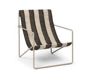 Fauteuil Desert Cachemire/Blanc Cassé/Chocolat