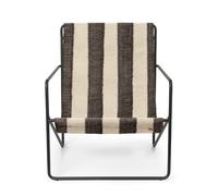Fauteuil Desert Noir/Blanc Cassé/Chocolat