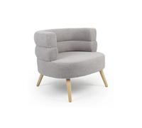 Fauteuil Design Bouclette Rondo 80cm Gris