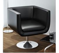 Fauteuil Design Club Blanc Noir 240041