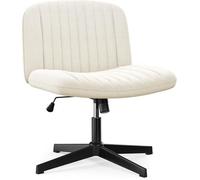 Fauteuil design coquillage - Chaise de relaxation Fonction de levage et d'oscillation - Tissu en velours - Blanc