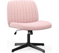 Fauteuil design coquillage - Fonction de levage et d'oscillation - charge max 150kg - Tissu en velours - Rose