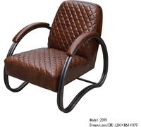 Fauteuil design Cuir véritable Vintage Fauteuil design en cuir