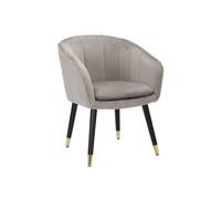 Generique Fauteuil "Paris" design en tissu 78 cm Gris