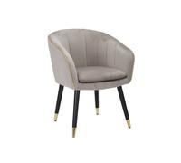 Generique Fauteuil "Paris" design en tissu 78 cm Gris