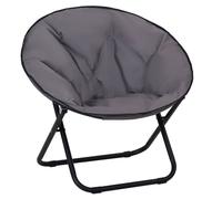 fauteuil design Outsunny Métal 80x80x75cm Gris