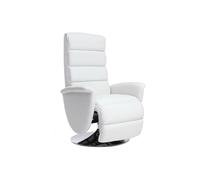 Fauteuil relax manuel blanc NELSON -