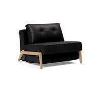 Fauteuil design SOFABED CUBED 02 WOOD convertible lit 200x90 cm Faunal Black