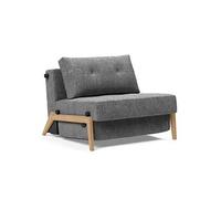 Fauteuil design SOFABED CUBED 02 WOOD convertible lit 200x90 cm Twist Charcoal