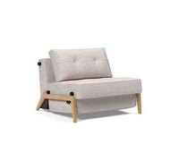 Fauteuil design SOFABED CUBED 02 WOOD convertible lit 200x90 cm Weda Sand