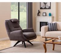 Fauteuil Designer Coussin Textile Moderne Coussin marron Moderne Club Lounge