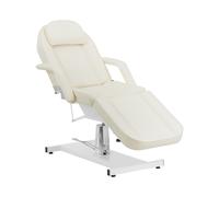 Physa Fauteuil d'esthétique - 200 kg - Couleur crème Table de Massage Chaise de Massage Fauteuil de Tatouage