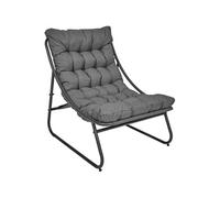Home Deco Factory Fauteuil Dolce Vita Confort moderne Anthracite