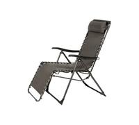 Fauteuil détente d'extérieur Hespéride Silos gris anthracite