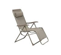 Fauteuil détente d'extérieur Hespéride Silos noisette / café