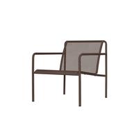 Fauteuil D'extérieur Dapple avec Accoudoirs, Chocolat Noir