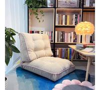 Fauteuil d'intérieur réglable, pouf convertible pliable de chaise paresseuse au sol, matelas, grand canapé de sol, canapé-lit, canapé tatami, rembourrage en mousse haute densité