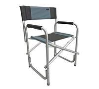 Fauteuil directeur Havana : Coloris Bleu Clair / Gris
