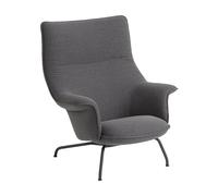 Fauteuil Doze structure anthracite-noire WxHxD 95,5x106x100cm