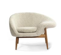 Fauteuil Droit Nordique Chaud en Peau de Mouton Moonlight