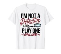 Fauteuil drôle True Crime Detective Podcast Humour T-Shirt
