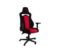 Siège Pc Gamer Nitro Concepts E250 Inferno Red - Noir/Rouge/Tissu/2d