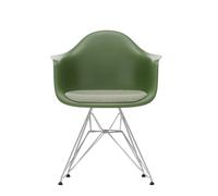 Fauteuil Eames en plastique avec coussin d'assise, chaise DAR Vitra - 4055737352027