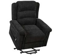 Happy Garden Fauteuil électrique inclinable Bernie – Repose-pieds, tissu gris