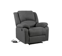 Happy Garden Fauteuil électrique inclinable CLOUD avec repose-pieds en tissu gris anthracite