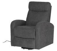 Happy Garden Fauteuil électrique inclinable Gaby – Tissu gris, repose-pieds