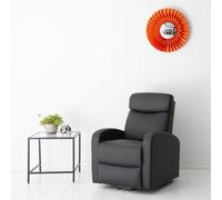 Happy Garden – Fauteuil électrique inclinable GABY – Simili noir avec repose-pieds