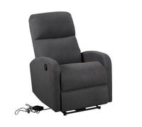 Happy Garden Fauteuil électrique inclinable RELAX Tissu avec repose-pieds Gris anthracite