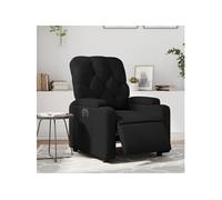 vidaXL Fauteuil inclinable électrique Similicuir Noir
