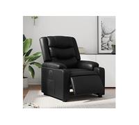 Vidaxl Fauteuil Inclinable Électrique Noir Similicuir Noir