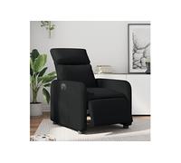 vidaXL Fauteuil relax électrique noir similicuir