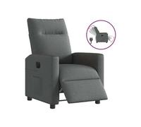 Fauteuil elektrisch verstelbaar stof donkergrijs3324039