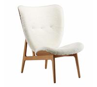 Fauteuil Elephant peau de mouton chêne fumé frame smoked oak