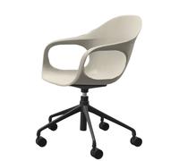 Fauteuil Elephantino piètement cinq étoiles avec roulettes Kristalia - KRISTALIA ELEPHANTINO SESSEL FUENF ROLLEN 05ELH51