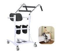 Fauteuil élévateur de Transfert Portable, Multifonction pour Soins Infirmiers à Domicile, Dispositif d'aide à la Marche pour Personnes âgées, jusqu'à 220 LB (91 x 76 x 16 cm)