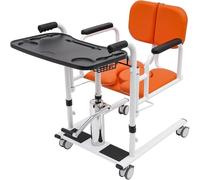 Fauteuil élévateur hydraulique pour patient avec réglage de la hauteur, ouverture à 180°, capacité de 200 kg pour un transfert sûr dans les soins de santé