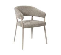Fauteuil Elio en tissu - Couleur taupe