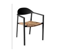 Fauteuil de jardin empilable aluminium et résine synthétique - Bage
