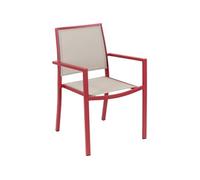 Table Rectangulaire Extensible Santorin 8/10 Personnes En Aluminium Finition Uni Terracotta - Jardiline Marron