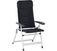 Isabella Chaise de camping Loke à dossier haut Gris foncé