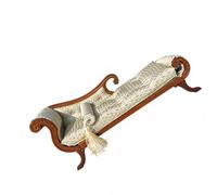 Fauteuil en Bois Miniature Fait À La Main pour Le Faire Vous-même, Aménagement Et Intérieur De Maisons De Poupées À L'échelle 1/12